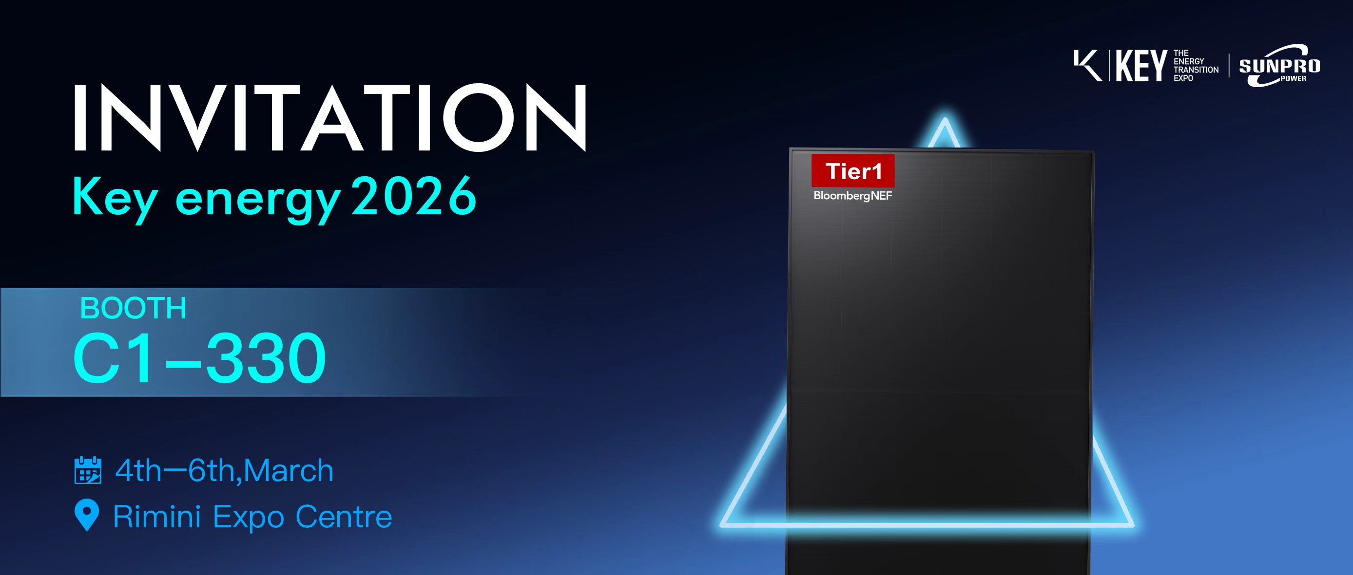 效能与美学共鉴！尚博能源高效组件亮相意大利Key Energy 2026